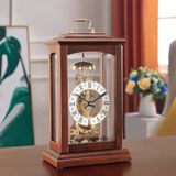  Đồng hồ cơ  kích cỡ 36*23*13CM  Trọng lượng khoảng: 2,6kg Vật liệu: catalpa quả óc chó 