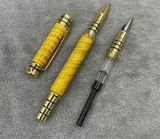  Bút kí đa năng cổ điển Chất kiệu gỗ nanmu + đầu thép không gỉ Sử dụng viết kí, quà tặng 