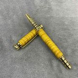  Bút kí đa năng cổ điển Chất kiệu gỗ nanmu + đầu thép không gỉ Sử dụng viết kí, quà tặng 