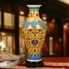 Bình hoa sưu tầm Chất liệu gốm sứ Sử dụng đồ trưng bày Kt 22*47 đường kính đáy 13 đường kính miệng 13