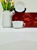  Ấm chén Bát TRàng Phù dung nổi ngoc, trắng chỉ vàng dt 800 ml 