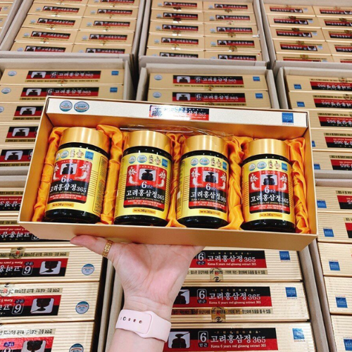  CAO SÂM 365 SÉT 2 LỌ VÀ 4 LỌ  làm quà biếu siêu sang trọng mà tốt cho sức khoẻ 