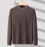  ÁO LEN NAM PHONG CÁCH CỔ ĐIỂN CAO CẤP len 100% Độ dày len: Sợi thường (10 kim, 12 kim) thành phố thời trang 