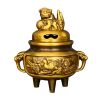 Lư hương sư tử tai voi BK-ME001700VN-4090 Chất liệu đồng
