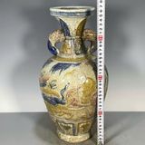  Bình cổ phong cảnh Chất liệu sứ Sử dụng đồ trưng bày Kt 16.5*37 