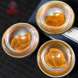  TÁCH TRÀ LÁ GỖ VÀNG CAO CẤP Chất liệu: gốm sứ 