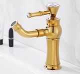  VÒI BỒN RỬA MẶT HIỆN ĐẠI CAO CẤP Màu sắc: vàng  Chất liệu: đồng thau 