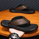  DÉP XỎ NGÓN NAM DA MỀM CAO CẤP bên trong: Lớp lót êm ái đế: chống trơn trượt và chống mài mòn 