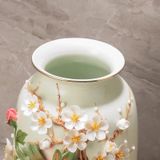  BÌNH HOA GỐM SANG TRỌNG CAO CẤP BK-CE007100VN-3862 Chất liệu: gốm sứ 