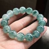  Vòng tay nữ ngọc thạch băng Chất liệu ngọc bích Sử dụng đồ trang sức, quà tặng  Kt 12*12*12mm 