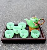  Bộ ấm trà xanh ngọc hoa hồng BK-ST006000VN-4114 