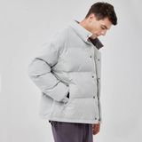  ÁO KHOÁC PHAO THỜI TRANG NAM CAO CẤP  sợi polyester 85% ; Sợi polyamit (nylon) 15% 