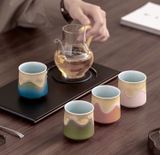  BỘ TÁCH TRÀ GỐM GIANG SƠN TỬ CẤM THÀNH  Chất liệu: gốm sứ cao cấp 