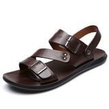  Sandal nam thời trang cao cấp Chất liệu da lợn + đế cao su 
