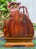  Sâm trường thọ Chất liệu gỗ nu hương đẳng cấp Kích thước chưa gồm kỷ:cao 28x26x11 