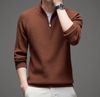 ÁO LEN NAM CỔ ĐỨNG THỜI TRANG CAO CẤP Chất liệu sản phẩm:  sợi polyester 28,3%