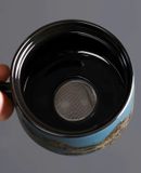  Bộ pha trà lười tự động tại nhà  Chất liệu sứ + bộ lọc thép không gỉ 