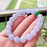  Vòng tay hạt sang trọng Chất liệu ngọc bích Sử dụng đồ trang sức, quà tặng Kt 10*10*10mm 