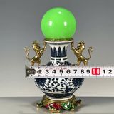  Bình đồng ngọc trai Chất liệu sứ + đồng Sử dụng đồ trưng bày Kt 9.5*15 