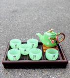  Bộ ấm trà xanh ngọc hoa hồng BK-ST006000VN-4114 