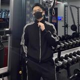  BỘ ĐỒ THỜI TRANG THỂ THAO NAM CAO CẤP vải tổng hợp, hỗn hợp 50% cotton và 50% sợi polyester 