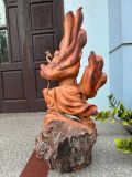  Đạt ma thuần nghê Gỗ hương ta Hàng đẹp nét KT: 88-38-33 