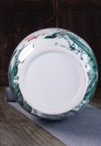  Bình hoa ánh sen trăng để bàn Chất liệu gốm sứ Sử dụng đồ trưng bày  Kt 21*33; d 14cm d miệng ngoài 15cm d miệng trong 10cm 
