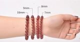  Vòng tay Pha lê hồng dâu tây sang trọng Chất liệu Thạch anh Sử dụng đồ trang sức 