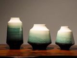  BÌNH GỐM CẮM HOA TRANG TRÍ XANH NGỌC LỤC BẢO  Chất liệu: Gốm sứ 