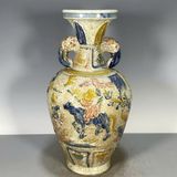  Bình cổ phong cảnh Chất liệu sứ Sử dụng đồ trưng bày Kt 16.5*37 