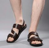  Sandal nam thời trang cao cấp Chất liệu da lợn + đế cao su 