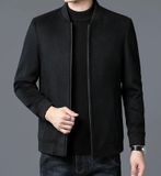  Áo khoác len nam cao cấp Màu sắc: đen/xám Chất liệu len ( Polyester 49% len 40% 