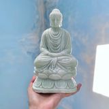  Phật Thích ca cao 20cm Đá trắng xanh Thái Nguyên 