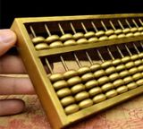  Bàn tính vàng cổ thu hút phú quý Chất liệu đồng Sử dụng đồ trưng bày 