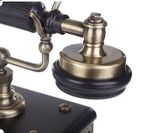  Điện thoại cố định để bàn Chất liệu đồng + hợp kim kẽm + dây cuộn vải Sử dụng đồ trưng bày Kt 24.6*16.4*29.1 nặng 2kg 