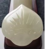  Thanh gậy như ý trang trí chất liệu đá+đế gỗ sử dụng đồ trưng bày kt 30,5*8,8*11,6cm 