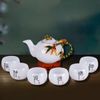BỘ ẤM TRÀ TRÁNG MEN NGỌC BÍCH BK-CE004300VN-3114 Chất liệu: Hợp kim màu ngọc + men