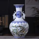  Bình hoa pastel may mắn Chất liệu gốm sứ Sử dụng đồ trưng bày Kt 28*49 đường kính đáy 16 đường kính miệng 15 