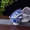 BỘ BÁT CƠM SỨ TRẮNG XANH CAO CẤP Chất liệu: Gốm sứ Nghề thủ công: Màu men
