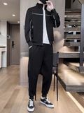  BỘ ĐỒ THU ĐÔNG NAM THỜI TRANG CAO CẤP Phong cách: thời trang tuổi trẻ Chất liệu: 100% sợi polyester 
