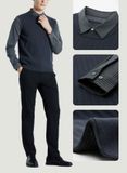  Áo len phối sơ mi công sở cao cấp Chất liệu 45,6%polyester 37,6%sợi acrylic 11,4% nylon 5,4% lông cừu 