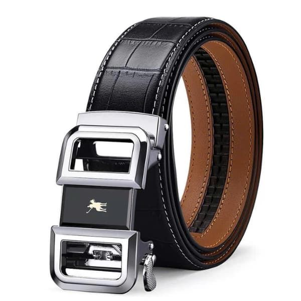  Thắt Lưng Nam Da Thật Chính Hãng Khóa Tự Động BK-FA002000VN-3117 chất liệu Da Bò 