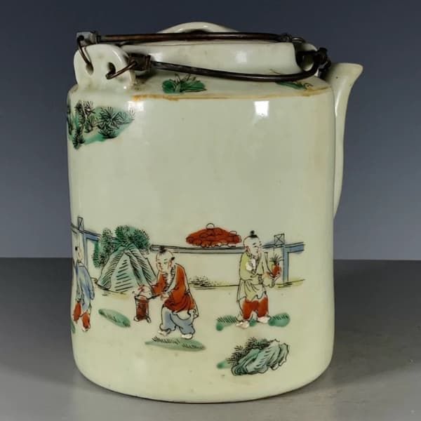  Ấm trà cổ dân gian sưu tầm BK-CE001500VN-3128 Chất liệu sứ 