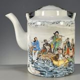  Ấm trà hoa văn Bát tiên vượt biển BK-CE001700VN-3127 Chất liệu sứ 