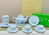  Bộ ấm chén gốm sứ Bát Tràng cao cấp họa tiết hoa sen độc đáo 