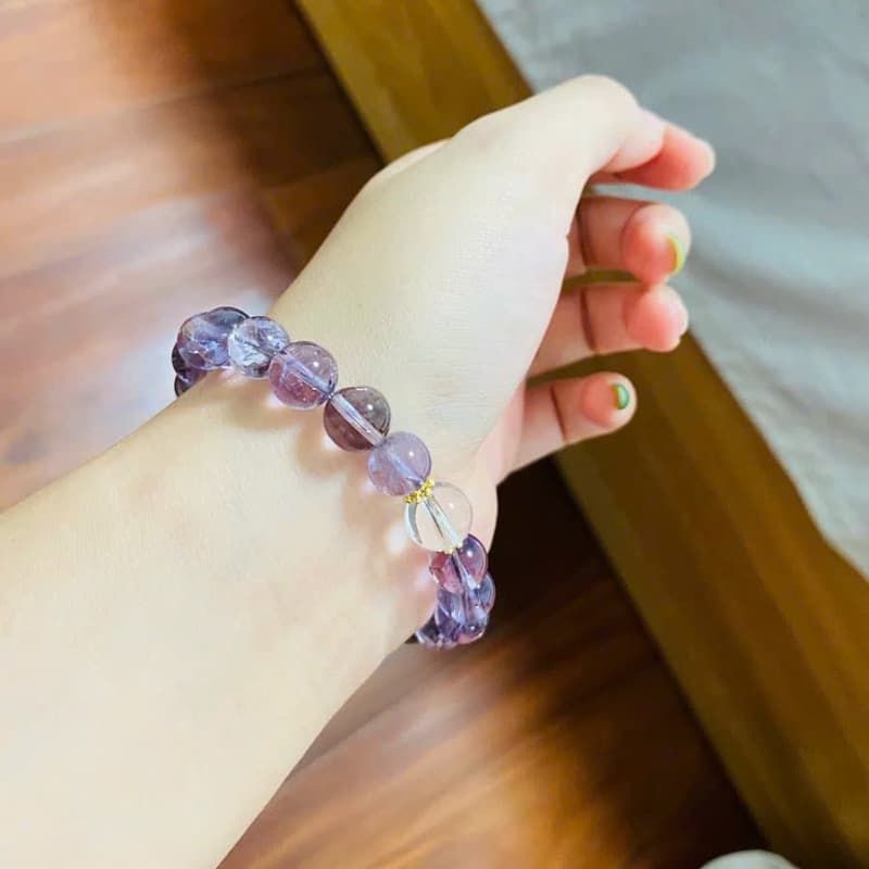  Vòng tay nữ thiên thần pha lê BK-ST001500VN-3538 Chất liệu thạch anh tím 