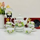  Bộ ấm chén chóp lửa sen chuồn BK-CE000700VN- 3796 gốm sứ Bát Tràng 