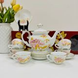  Bộ Phú quý phù dung 3D BK-CE001000VN-4065 gốm sứ Bát Tràng 