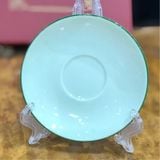  Bộ Ấm Chén Đài Các Ngọc Nhạt Chỉ Crom BK-CE001100VN-4184 gốm sứ 