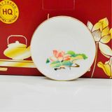  Bộ ấm chén Phú quý s2 sen mầu vàng kim BK-CE001100VN-3764 gốm sứ Bát Tràng 